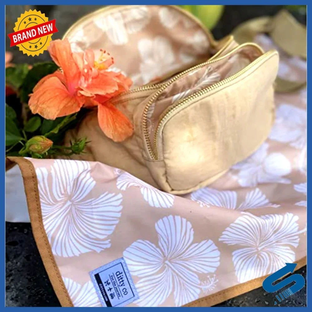 Small Diaper Bag with Changing Pad, Crossbody Fanny Pack, Waterproof Nylon